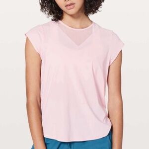 Lululemon Athletica For The Run Short Sleeve Shirt